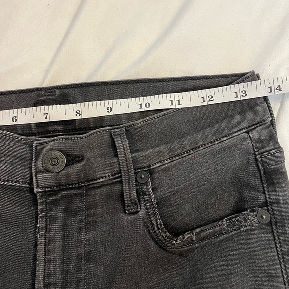 Citizens of Humanity Rocket High Rise Skinny in Distressed Dark Gray Sz 27 - Picture 12 of 15